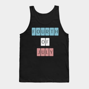 Retro:Fourth of July Tank Top